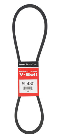 Mitsuboshi FHP 5L430 General Utility V-Belt 0.63 in. W X 43 in. L For Fractional Horsepower Motors