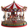 Lemax Horses Rise and Fall Large Grand Carousel 9.49 H x 9.84 W x 9.84 D in. with 4.5V Adaptor