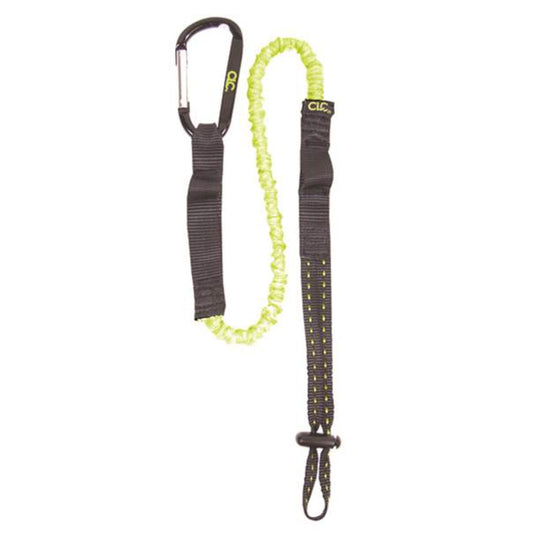 CLC Polyester Fabric Tool Lanyard 31 to 44 in. L Black/Yellow