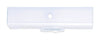 Westinghouse White 2 lights Incandescent Bathroom Channel Fixture Wall Mount