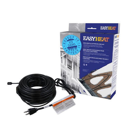 Easy Heat ADKS 120V 500W De-Icing Cable 100 L ft. for Roof & Gutter