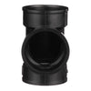 Charlotte Pipe 3 in. Hub X 3 in. D Hub ABS Vent Tee