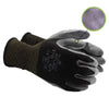 SHOWA ATLAS 370B Unisex Indoor/Outdoor Dipped Work Gloves Black/Gray M 1 pair
