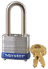 Master Lock 1-1/16 in. H X 1-1/8 in. W Laminated Steel 4-Pin Cylinder Padlock