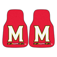 University of Maryland Carpet Car Mat Set - 2 Pieces