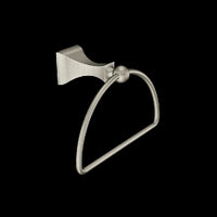 BRUSHED NICKEL TOWEL RING