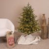 Holiday Bright Lights 4 ft. Full LED 350 ct Emerald Pine Sparkle Color Changing Christmas Tree