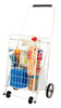 Apex 37.6 in. H X 18.5 in. W X 14.8 in. L White Collapsible Shopping Cart