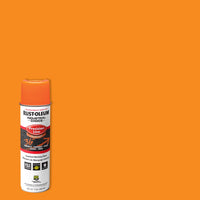Rust-Oleum Industrial Choice Fluorescent Orange Spray Paint 17 oz (Pack of 6)