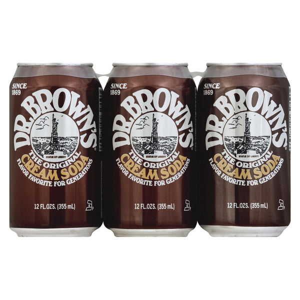 Dr. Brown - Soda Cream - Case of 4 - 6/12 FZ (Pack of 4)
