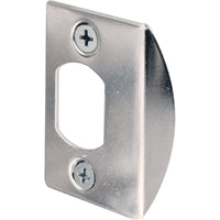Prime-Line 2-1/4 in. H X 1-7/16 in. L Chrome Steel Latch Strike Plate - Deal of The Week