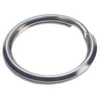Hillman 1-3/8 in. D Tempered Steel Silver Split Rings/Cable Rings Key Ring (Pack of 50).