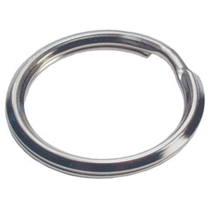 Hillman 1-3/8 in. D Tempered Steel Silver Split Rings/Cable Rings Key Ring (Pack of 50).