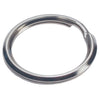 Hillman 1-3/8 in. D Tempered Steel Silver Split Rings/Cable Rings Key Ring (Pack of 50).