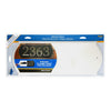 Hillman White Wood Paintable Address Plate (Pack of 3)