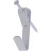 Hillman AnchorWire Steel-Plated White Standard Picture Hanger 30 lb. 6 pk (Pack of 10)