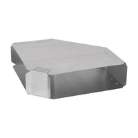 Imperial Manufacturing 3-1/4 in. Dia. x 3-1/4 in. Dia. 90 deg. Galvanized Steel Wall Stack Elbow (Pack of 6)