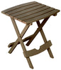 Quik Fold Patio Side Table, Resin, Portobello (A)