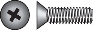 Hillman No. 8-32 X 2-1/2 in. L Phillips Flat Head Zinc-Plated Steel Machine Screws 100 pk