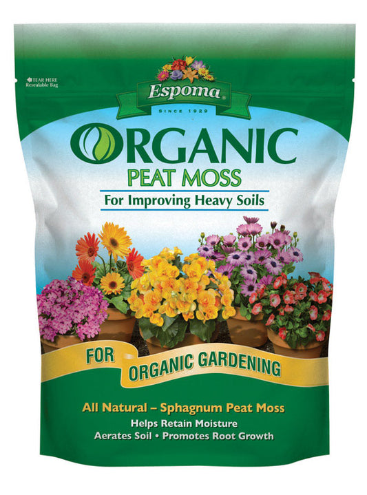 Espoma PTM8 8 Quart Organic Peat Moss (Pack of 6)