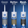 GE Window & Door White Silicone 1 Window and Door Caulk Sealant 10.1 oz (Pack of 12) - Open Box