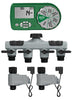 Orbit Gray 4-Zones Battery Powered Programmable Digital Display Sprinkler Timer