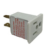 Projex Grounded 1 outlets 3 To 2 Adapter 1 pk (Pack of 25)