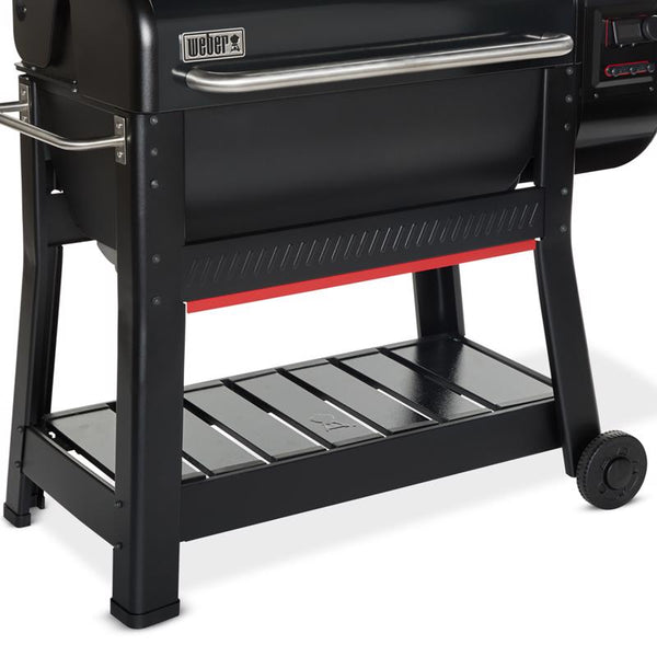 Estante inferior metálico para parrilla Weber de 3.75 in. H x 40.55 in. W x 18.25 in. L