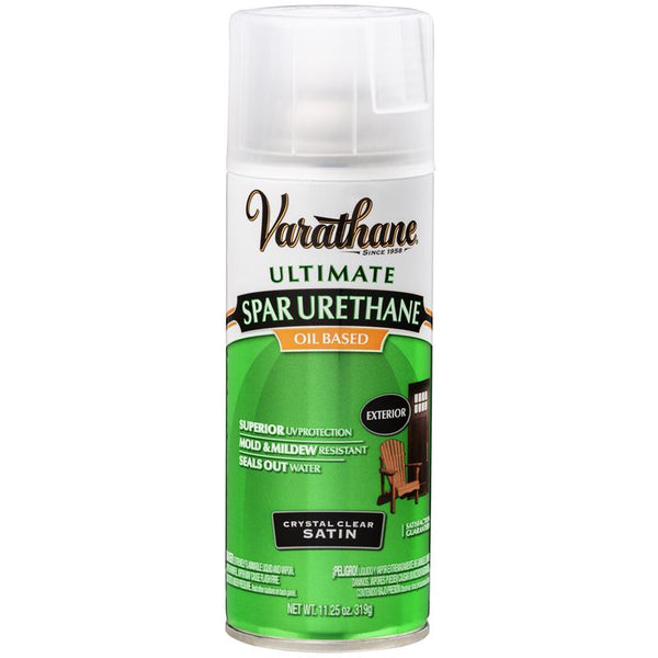 Varathane Satin Crystal Clear Oil-Based Spar Urethane 11.25 oz (Pack of 6)