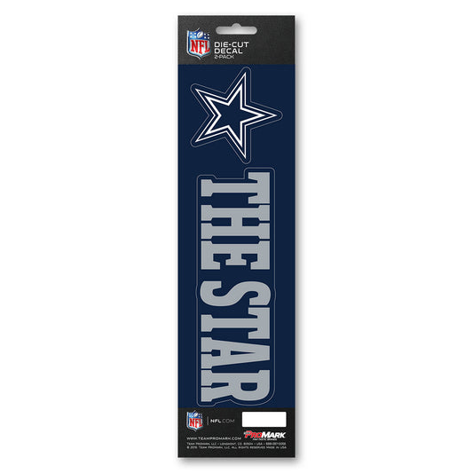 NFL - Dallas Cowboys 2 Piece Decal Sticker Set