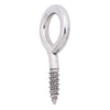 Hampton 9/32 in. Dia. x 2-5/16 in. L Polished Stainless Steel Screw Eye 120 lb. 1 pk (Pack of 20)