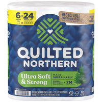 Quilted Northern Toilet Paper 6 roll 328 sheet (Pack of 6)