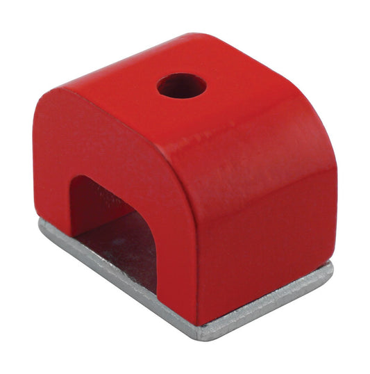 Magnet Source 1.18 in. L X .78 in. W Red Horseshoe Magnet 13 lb. pull 1 pc