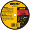 DeWalt High Performance 3 in. D X 1/4 in. S Aluminum Oxide Cut-Off Wheel 1 pc