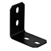 Hampton 4-7/8 in. H X 3 in. W X 1/8 in. D Black Steel Inside L Corner Brace (Pack of 5)