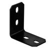Soporte para esquinas interiores en forma de L de acero negro Hampton de 4-7/8 pulg. de alto x 3 pulg. de ancho x 1/8 pulg. de profundidad (paquete de 5)