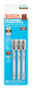 Bosch 4 in. Metal T-Shank Ground teeth and taper ground back Jig Saw Blade 10 TPI 3 pk