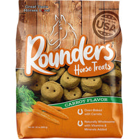 Rounders Horse Treats, Carrot, 30 oz.
