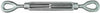 National Hardware Galvanized Silver Steel Turnbuckle (Pack of 10)