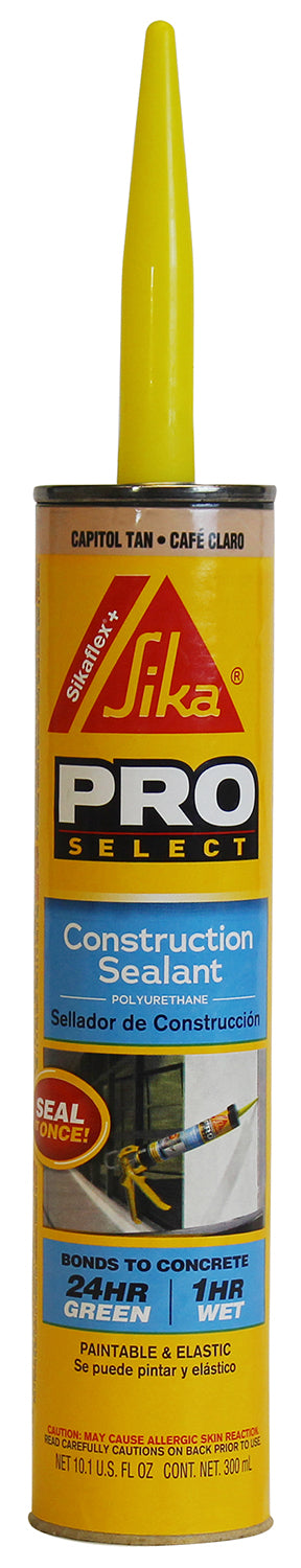 Sika Corporation 515311 10.1 Oz Pro Select Capitol Tan Polyurethane Construction Caulk Sealant