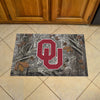 University of Oklahoma Camo Rubber Scraper Door Mat