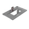 Westek LumiCover Satin Nickel 1 gang Plastic Rocker Nightlight Wall Plate 1 pk