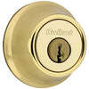 Kwikset Polished Brass Metal Double Cylinder Deadbolt (Pack of 3)