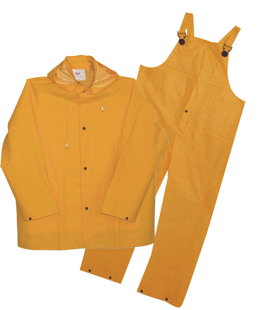 Boss Yellow PVC-Coated Polyester Rain Suit S