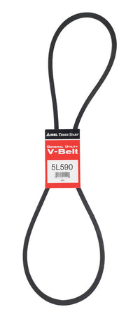 Mitsuboshi FHP 5L590 General Utility V-Belt 0.63 in. W X 59 in. L For Fractional Horsepower Motors