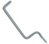 Crawford 7.66 in. L Vinyl Coated Gray Steel Medium Storage Hook 20 lb. cap. 2 pk