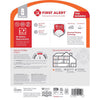 First Alert 10 Year Slim Battery-Powered Photoelectric Smoke Detector 1 pk (Pack of 4)