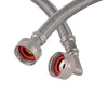 Eastman 3/4 in. FHT X 3/4 in. D FHT 6 ft. Stainless Steel Installation Kit - Deal of The Week
