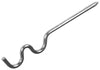 Kenney Chrome Silver Steel Curtain Rod Support Hook 3-1/2 in.