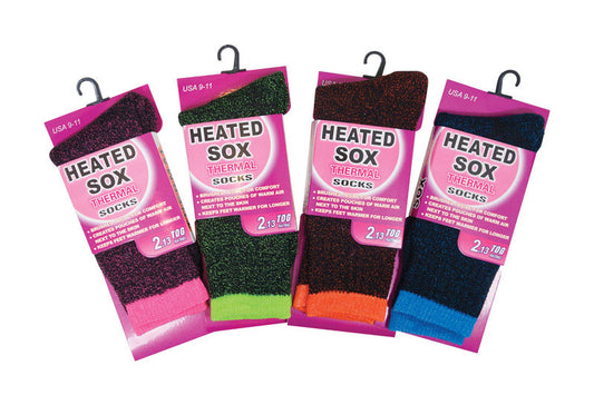 HEATED SOX Women's Socks Assorted (Pack of 12)